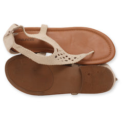 Maurices braided T-strap flat sandals