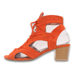 Qupid Lace-Up Sandal