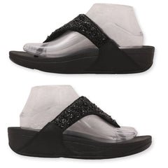 FitFlop Lulu Shimmerfoil Toe-Post sandal