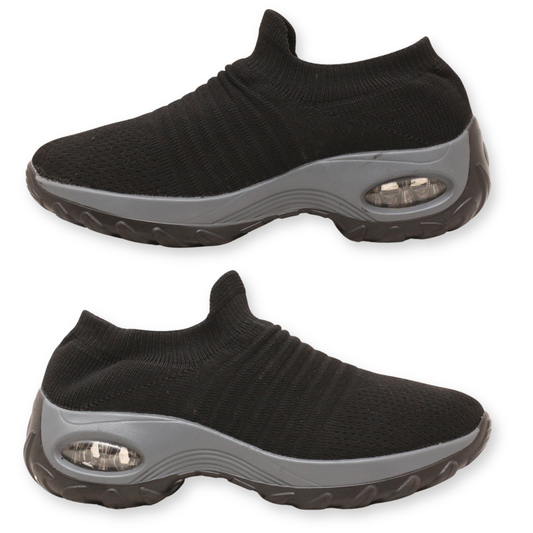 Breathable Knit Women's Slip-On Sneakers