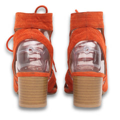 Qupid Lace-Up Sandal