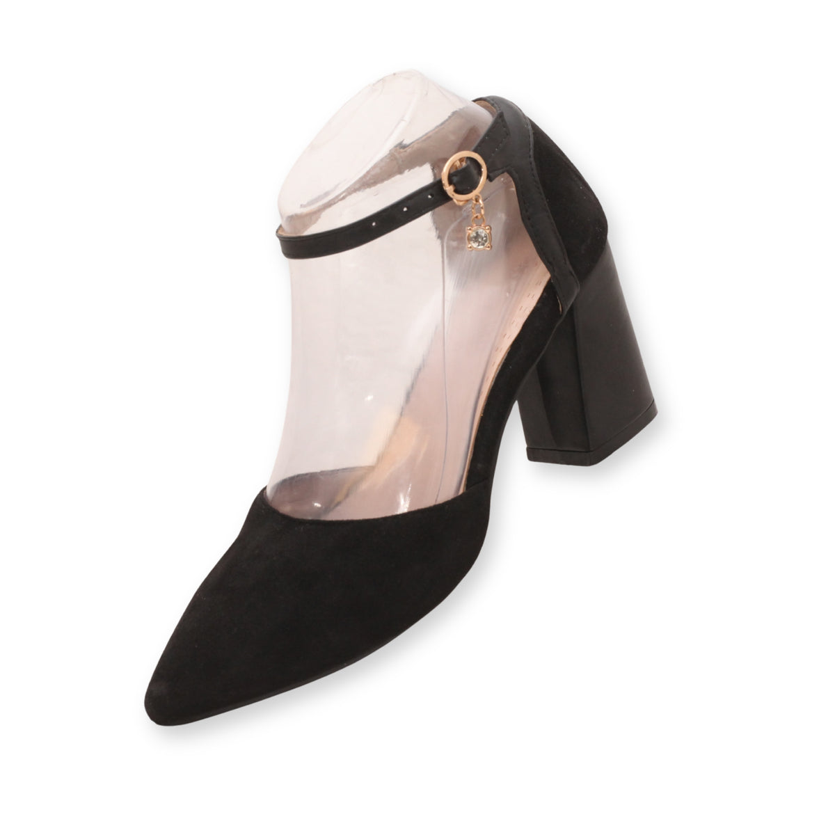 Ankle Strap Block Heel Sandal