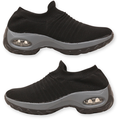 Breathable Knit Women's Slip-On Sneakers