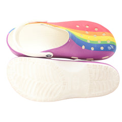Crocs Classic Rainbow Stripe Clog
