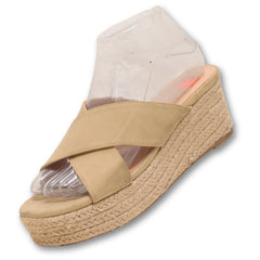 Pizz Annu Criss Cross Wedge Sandals