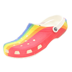 Crocs Classic Rainbow Stripe Clog