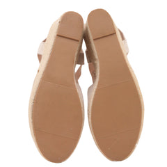 Cross Strap Wedge Sandal