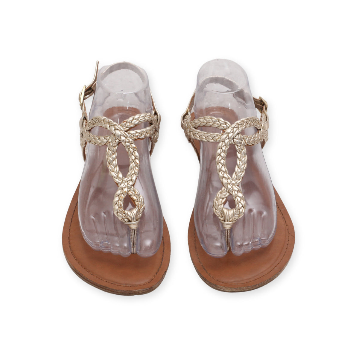 T Strap festive Flats