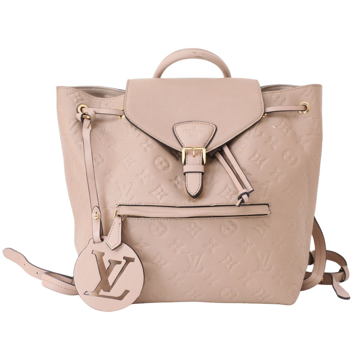 LOUIS VUITTON Empreinte Montsouris Pm Tourterelle Backpack