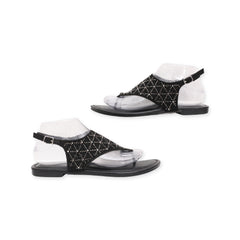 "Time And Tru" Flip Flop Flats