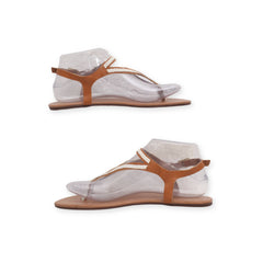 "Satinato" T Strap Flats