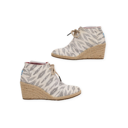 "Toms" Ankle Boots With Wedge heels