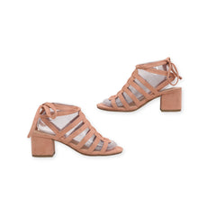 "Scoop" Gladiator Strappy Block Heels