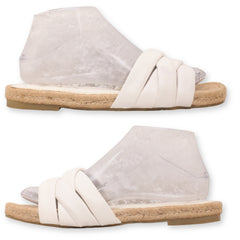 Zara Jute padded Strappy Slide Sandals