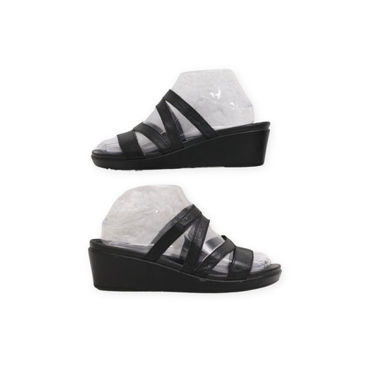 "Dual Cross" Slid Straps Sandals
