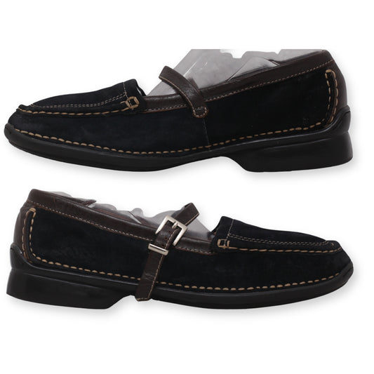 Hush Puppies suede Mary Jane loafer