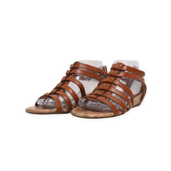 "Baretraps" Strappy Zipper Flats