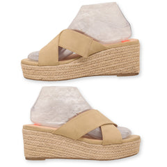 Pizz Annu Criss Cross Wedge Sandals