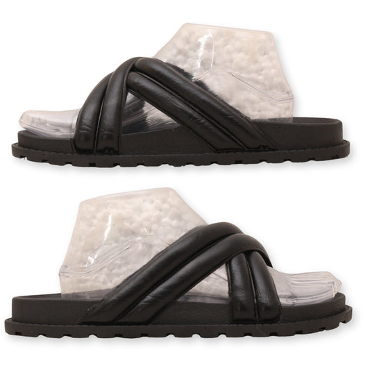 Sole Mat Women Cross Strap Slipper