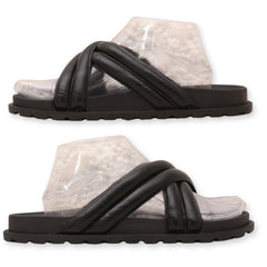 Sole Mat Women Cross Strap Slipper
