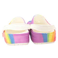 Crocs Classic Rainbow Stripe Clog