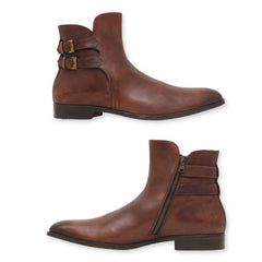 Leonardo Principi Double-Buckle Strap Boots