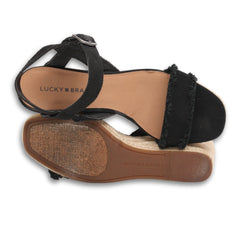 lucky brand Ankle Strap Wedges