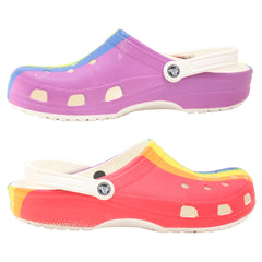 Crocs Classic Rainbow Stripe Clog