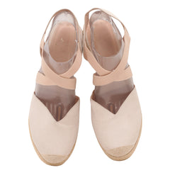 Cross Strap Wedge Sandal