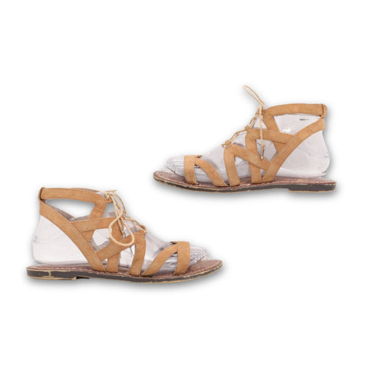 "Sam Edelman" Strappy Laceup Flats