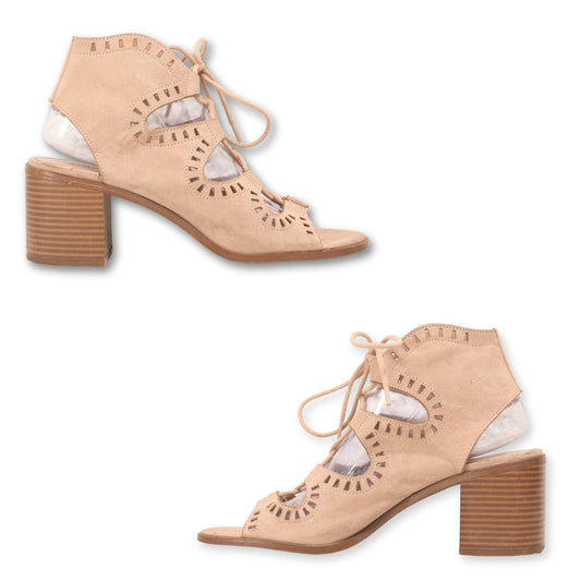 MOSSIMO SUPPLY CO LaceUp Gladiator Block Heels
