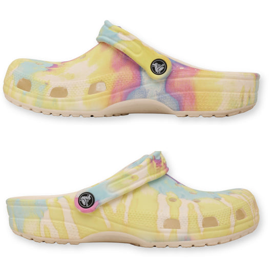 Crocs Classic Tie-Dye Graphic Clogs