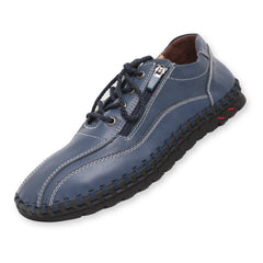 Men's Zipper Lace-Up Casual Shoes