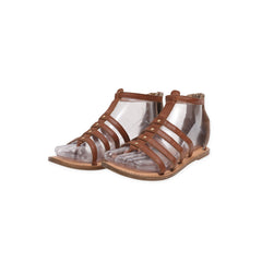 "Gap" Gladiator Strap Zipper Flats