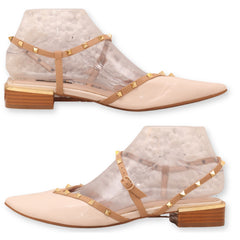 Jextina Stone Strap Flat Sandal