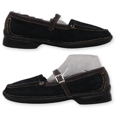 Hush Puppies suede Mary Jane loafer