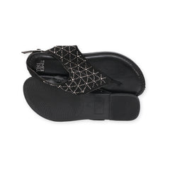 "Time And Tru" Flip Flop Flats