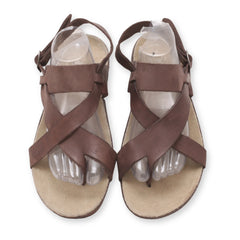 Harssidanzar Leather Ring-Toe Men's Sandal