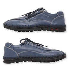 Men's Zipper Lace-Up Casual Shoes