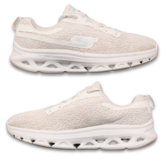 Skechers Women's White Go Run Glide Step Sneakers