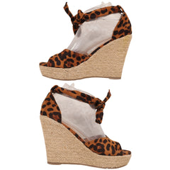 Allegra K Ankle Strap Wedge Sandal