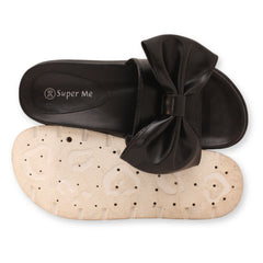Super Me Bow Strap Slippers
