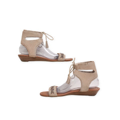 "Minne Tonka"  Ankle Lace Up Sandals