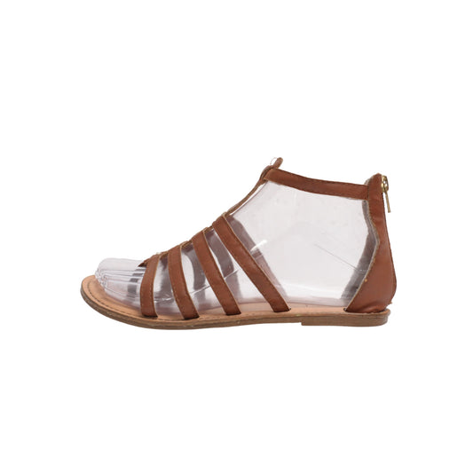 "Gap" Gladiator Strap Zipper Flats