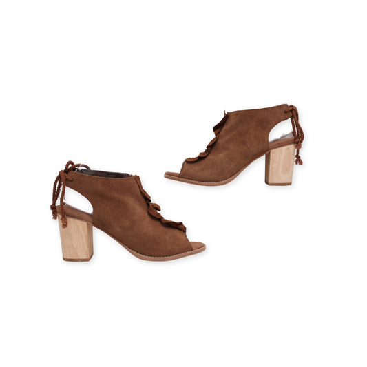 "Toms" Ankle Strap Stylish Heels