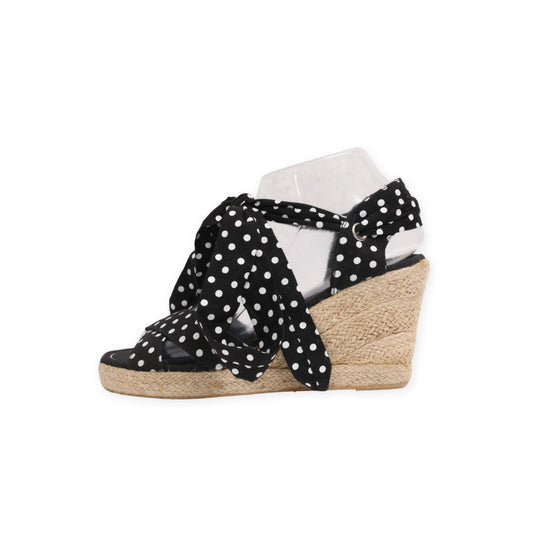 "Montego bay Club" Doted Print Wedge Heels