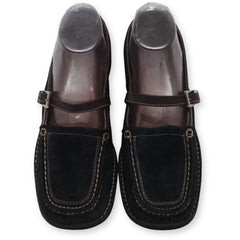 Hush Puppies suede Mary Jane loafer