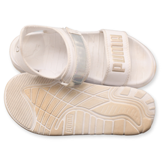 Puma Women's metallic silver strap Sandal