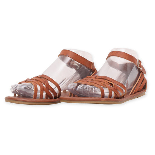 Unr8ed Ankle Strap Flats