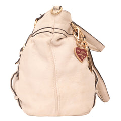 Prada Gathered Satchel Hand Bag